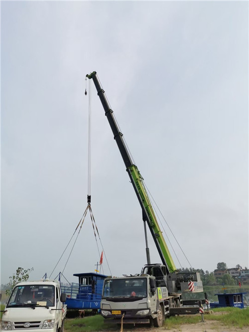 阿图什市桥梁建设吊装案例